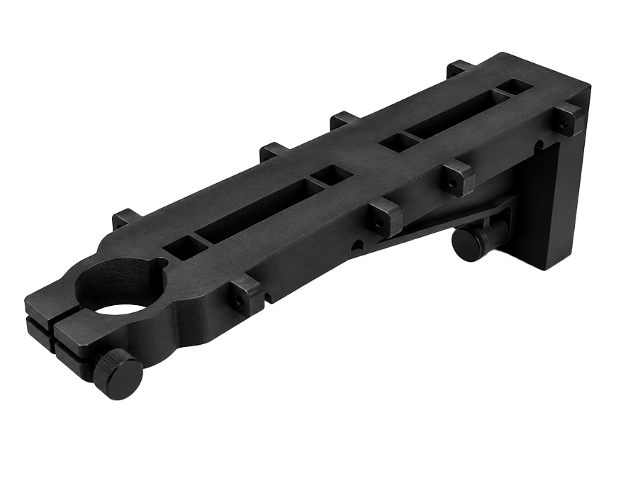 Close up of Corner Body showing Saddle slots and front hole