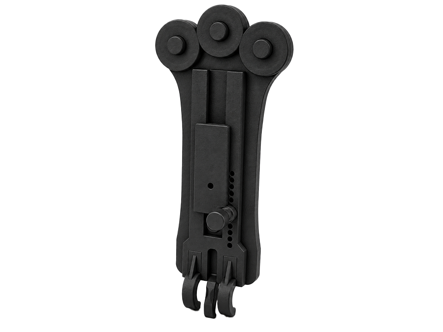 Adjustable Triple Head Base