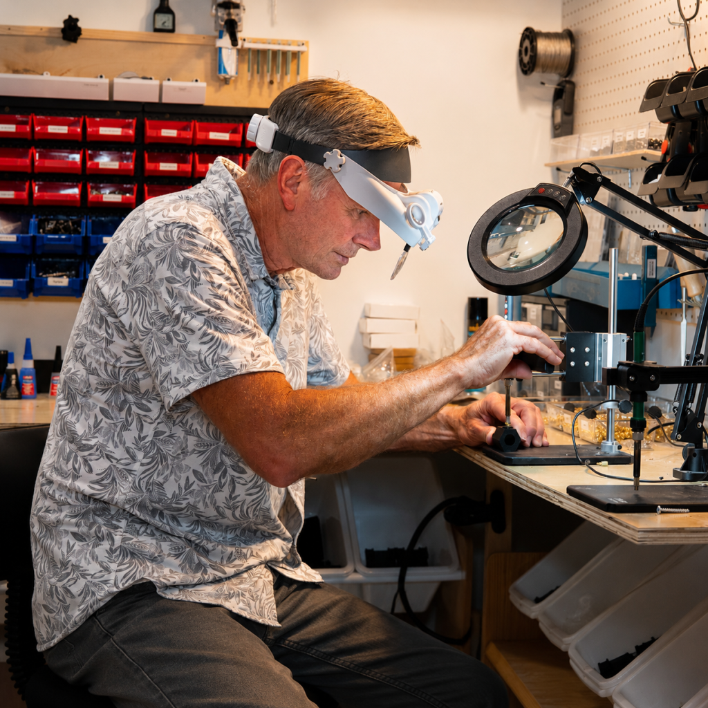 Gary with TogDrop working on an order